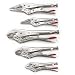 Crescent 5 Pc. 5",7" & 10" Curved Jaw and 6" & 9" Long Nose Locking Pliers with Wire Cutter - CLP5SETN primary