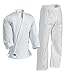 Century Karate Martial Arts Uniform with Belt Light Weight White Cotton Elastic Waistband & Drawstring for Adult & Children Size 000 - 7 (Size 0 55-70lb 3ft 10in - 4ft 3in)