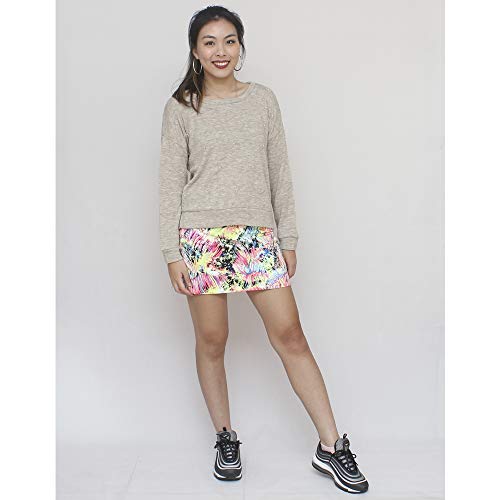 ryandrew Skort for Women Lightweight Activewear Skirt for Running Tennis Golf Workout Casual (Splatter Paint, L) - Thumbnail 3
