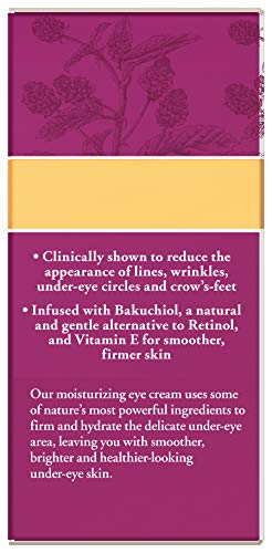 BURT’S BEES RENEWAL SMOOTHING EYE CREAM, FIRMING EYE CREAM, 0.58 OUNCE