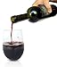 Unbreakable Stemless Wine Glasses by Evino - Gift Set of 4 Clear Shatterproof Plastic Glasses for White & Red Wine, Cocktails, or Cold Drinks. Perfect for Outdoor Use. Plus Free Bottle Stopper.
