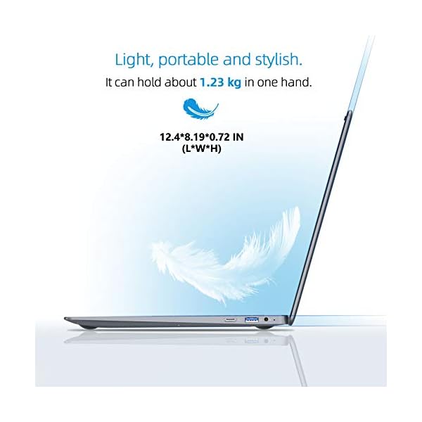 Jumper Laptop with Microsoft Office 365, 13.3 inches FHD Computer PC 4GB RAM 64GB eMMC (Intel Celeron CPU, Windows 10…