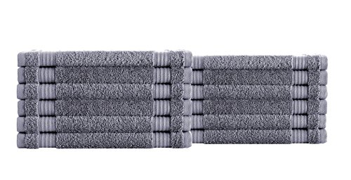 Classic Turkish Towels Bulk Washcloth Towel Set - Soft and Absorbent Cotton Terry Cloth For Face Body and Baby
