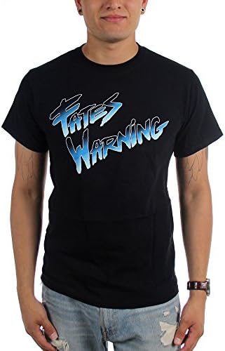 Fates Warning - Mens Classic Logo T-Shirt, Size: Medium, Color: Black
