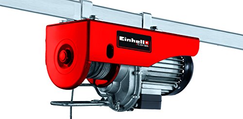Einhell Seilhebezug TC-EH 500 (800 W, Bedienungsschalter mit Not-Aus, automatische Bremse, Endabschaltung, inkl. 12 m…
