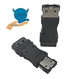 CERRXIAN Lemeng SATA Female to ESATA Male Adapter for HDD Hard Drive