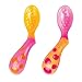 Sassy 2 Pack Baby Less Mess Toddler Spoon, Pink