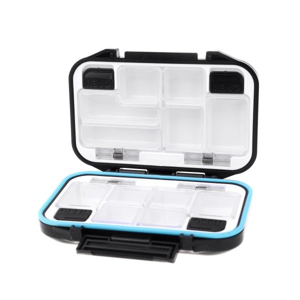 Docooler-12-Compartments-Waterproof-Storage-Case-Fly-Fishing-Lure-Spoon-Hook-Bait-Tackle-Box