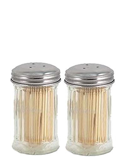 Deluxe 2pc Toothpick Dispenser Set with Toothpicks - Thumbnail 4