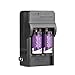 Zeasun 8 Pack 3.7V 700mAh 16340 CR123A Rechargeable Li-Ion Battery With Dual Channel 16340 Battery Charger