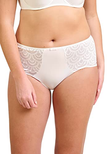 Sans Complexe Shorty Femme Classique sous-vêtements Slip Feminin Toucher Doux de Taille 42/44 Couleur Ivoire