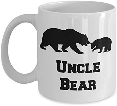 Uncle Coffee Mug-New Uncle Gifts-Uncle Bear-Funny Tea Cup-Perfect Novelty Gift Ideas For Niece, Nephew, Kids and Others. (11oz)