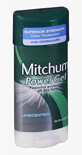 Mitchum Advanced Control Unscented Gel, Anti-Perspirant & Deodarant 3.4 oz (Pack of 11)