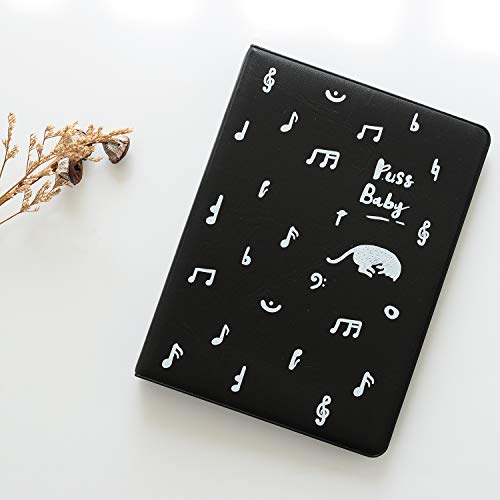 Ablus 64 Pockets Mini Photo Album for Fujifilm Instax Mini 7s 8 8+ 9 25 26 50s 70 90 Instant Camera & Name Card (Black/cat)