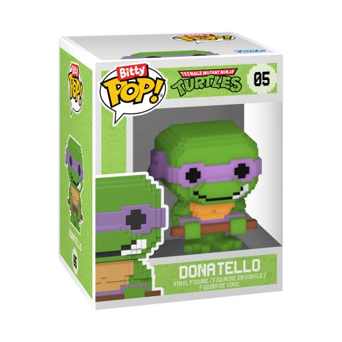 Funko Bitty POP! Teenage Mutant Ninja Turtles (TMNT) - Shredder, 4-Pack - 8-Bit Raphael, 8-Bit Donatello, 8-Bit Leonardo and A Surprise Mystery Mini Figure - 0.9 Inch (2.2 Cm) Collectable - Gift Idea