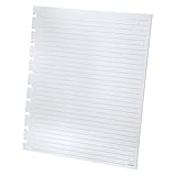 Ampad Letter-sized, Wide-ruled Refill Sheets for Ampad Versa Crossover Notebook, White, 40 Sheets (25-617)