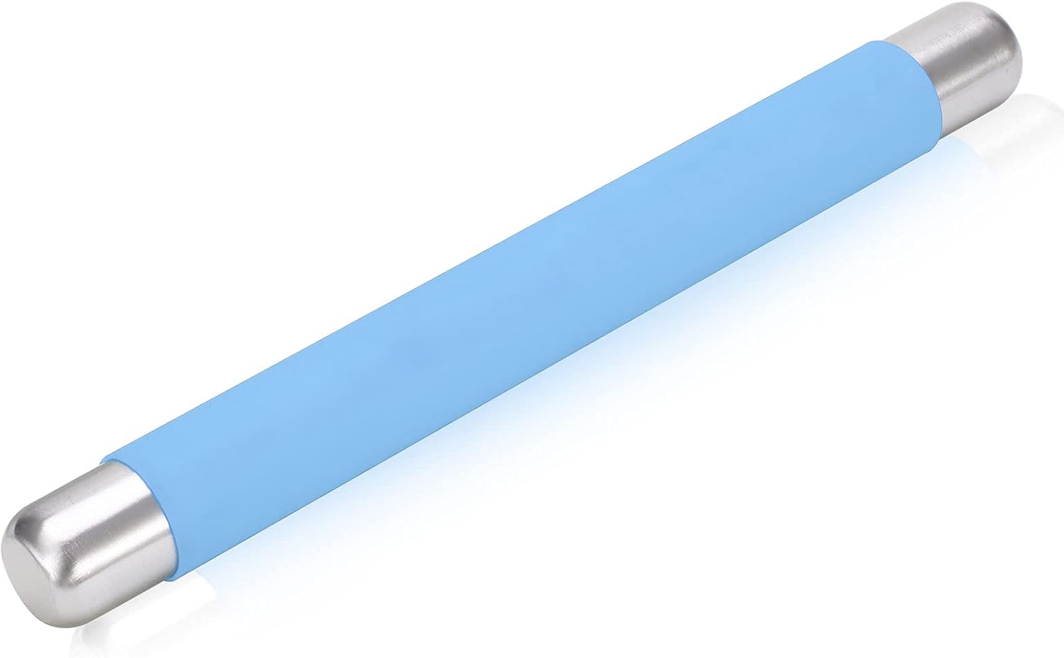 Remeel Silicone Rolling Pin Non Stick Surface for Baking Pie Crust, Cookie, Pastry, Fondant, Internal Steel Dough Roller 13.8 X 1.5 Inches: Kitchen & Dining