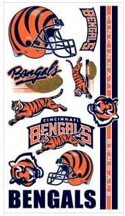 Amazon Com Cincinnati Bengals Tattoo Sheetsale Sports Outdoors