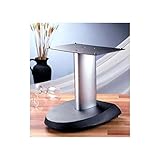 VSP Series Center Speaker Stand in Grey Silver