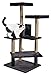 AmazonBasics Multi Platform Steps Cat Tree Tower – 24 x 22 x 51 Inches, Dark Greythumb 4