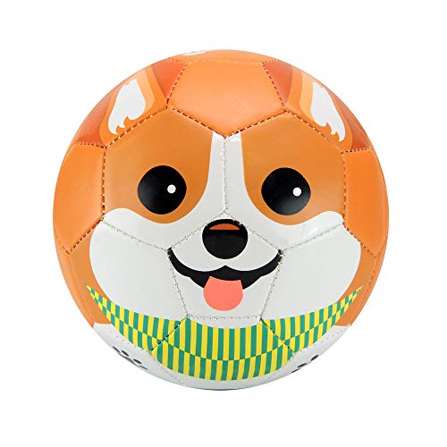 Daball Toddler Soft Soccer Ball (Cookie The Corgi), Pump Included - Thumbnail 6