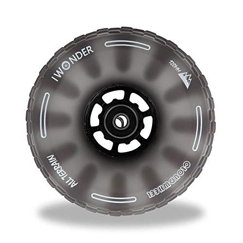 IWONDER Cloud Wheel Electric Skateboard Wheels All Terrain Off Road 120mm 78A Translucent Urethane Patented Damping Foam Core Longboard Wheels