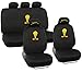 Tweety Bird Car Seat Covers - Auto Interior Gift Set - 2 Front Seat & 1 Rear Seat, Full Set