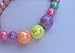 Amkaka Kids Jewelry Colorful Stretch Necklace Bracelet Set for Little Girls, Toddlers, Children