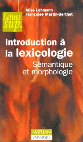 Introduction à la lexicologie
