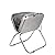 Cowekai 23â€ Standard Portable Stainless Steel Charcoal BBQ Grill for Camping Tailgating and Picnic