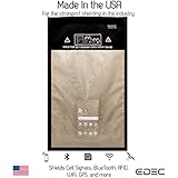 Black Hole Faraday Bag - RF Signal Isolation for Forensics, Large Window Size - Signal Blocking, Anti-tracking, Anti-spying, Radiation protection for Cell Phones, Key Fobs and Credit Cards