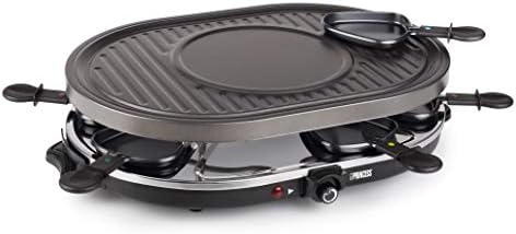 Princess Party Raclette avec 8 Ovale Grille Noir - Cuisine A Vivre Princess Party Raclette avec 8 Ovale Grille Noir