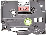 Brother TZe-421 Labelling Tape Cassette 9 mm x 8 m Black on Red view 3