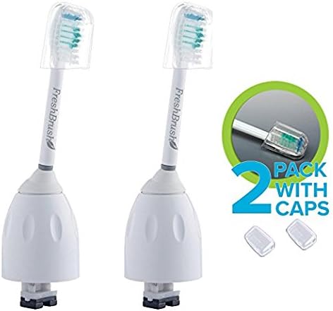 Premium Replacement Toothbrush Heads | Fits Philips Sonicare E-Series Handles Advance, Essence, Elite, CleanCare and Extreme | Soft Reminder Bristles | 2 Pack
