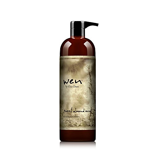 WenHairCare Sweet Almond Mint - Cleanses, Nourishes and Restores the Look of Hair, No Harsh Sulfates (32 oz)