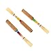 4Pcs Oboe Medium Soft Oboe Reeds Handmade Oboe Red Cork Wind Instrument Parts with Plastic Storage Box