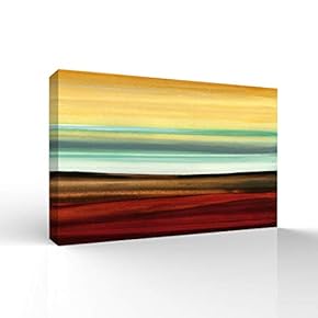 Wall26-Canvas Wall Art-Abstract Colorful Lines-Giclee Painting Wall Art for Bedroom Living Room Home Decoration - 12x18 inches