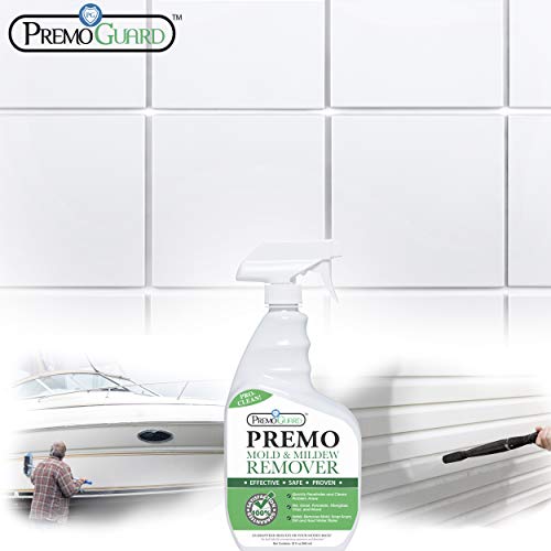 Mold & Mildew Remover - Professional Spray Cleaner & Stain Eliminator - Natural Product - Safely Removes Dirt, Moss & Algae - Kitchen/Bathroom/Shower/Tile/Grout/Vinyl Siding/Wood Decking/Boat - 32 oz - Thumbnail 7
