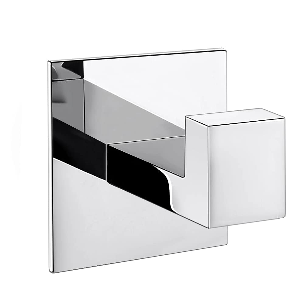 Homovater SUS304 Stainless Steel Towel Hooks Clothes Robe Hook Heavy Duty Coat Hanger Wall Mounted for Kitchen Bathroom