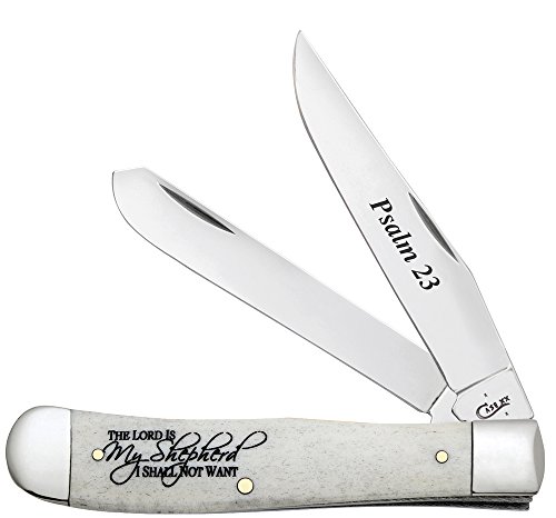 Case Psalm 23 Trapper Pocket Knife (Best Collectible Pocket Knives)