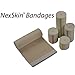 Premium Elastic Bandage Wrap (6” Wide, 1 Pack) - Nexskin Latex Free Athletic/Medical Compression Bandages Hook & Loop Fasteners at Both Ends - Lifetime Washable & Reusable Bandages
