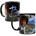 Bob Ross Large Color Changing Ceramic Coffee Mug 12 Ounces