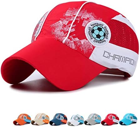 Quick Dry Kids Baseball hat - Lightweight Adjustable Sports Hat Age for 3-12Years Old