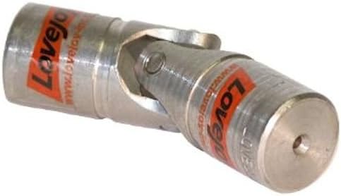 Lovejoy Size D6 Universal Joint, Steel, Solid Bore, 1.00" Outer Diameter, 3.38" Overall Length