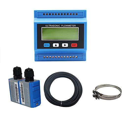 DTI-200M-TS Digital Ultrasonic Flowmeter Modular Water Flow Meter Kit ...
