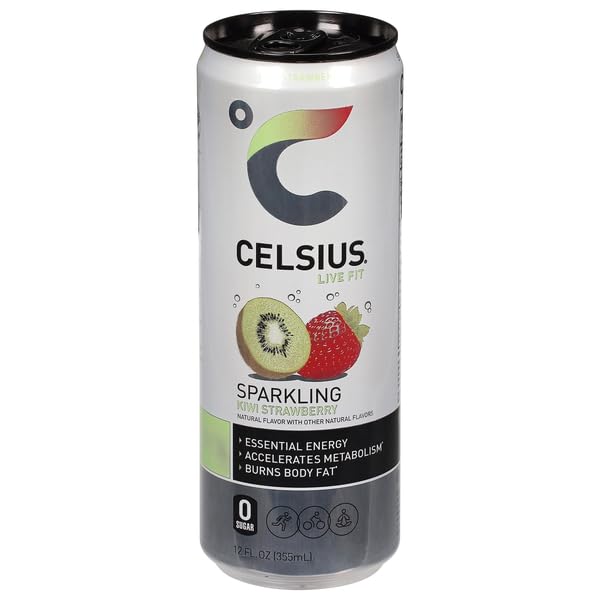 CELSIUS 12OZ SS – KIWI STRAWBERRY