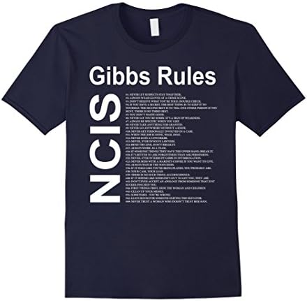 Mens Gibbs Rules T-Shirt Medium Navy