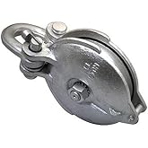 Yarding Block with Shackle &amp; Pin: 1.5, 3, 4.5 and 6 Ton Capacity (6 Ton - 6" Sheave)