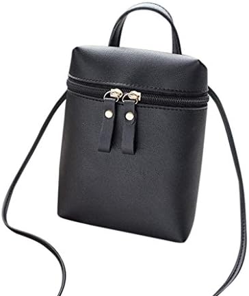 Crossbody Bag Clearance Seaintheson Fashion Women Shoulder Bag Messenger Bag Coin Bag Phone Bag Travel Crossbody Bags Mini Shoulder Tote Purse (Black)