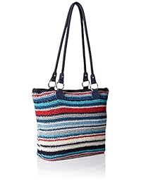 the sak Lauren Shopper bolsa de hombro, marina rayas